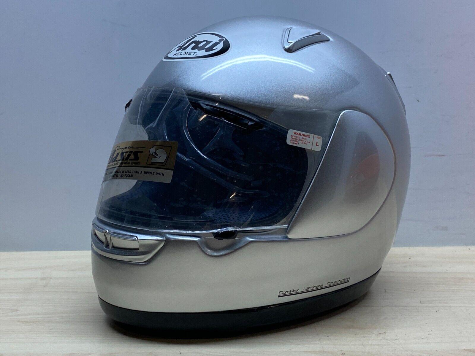  casco integrale da moto arai astro-j argento grigio lucido tg. l *30 - foto 3
