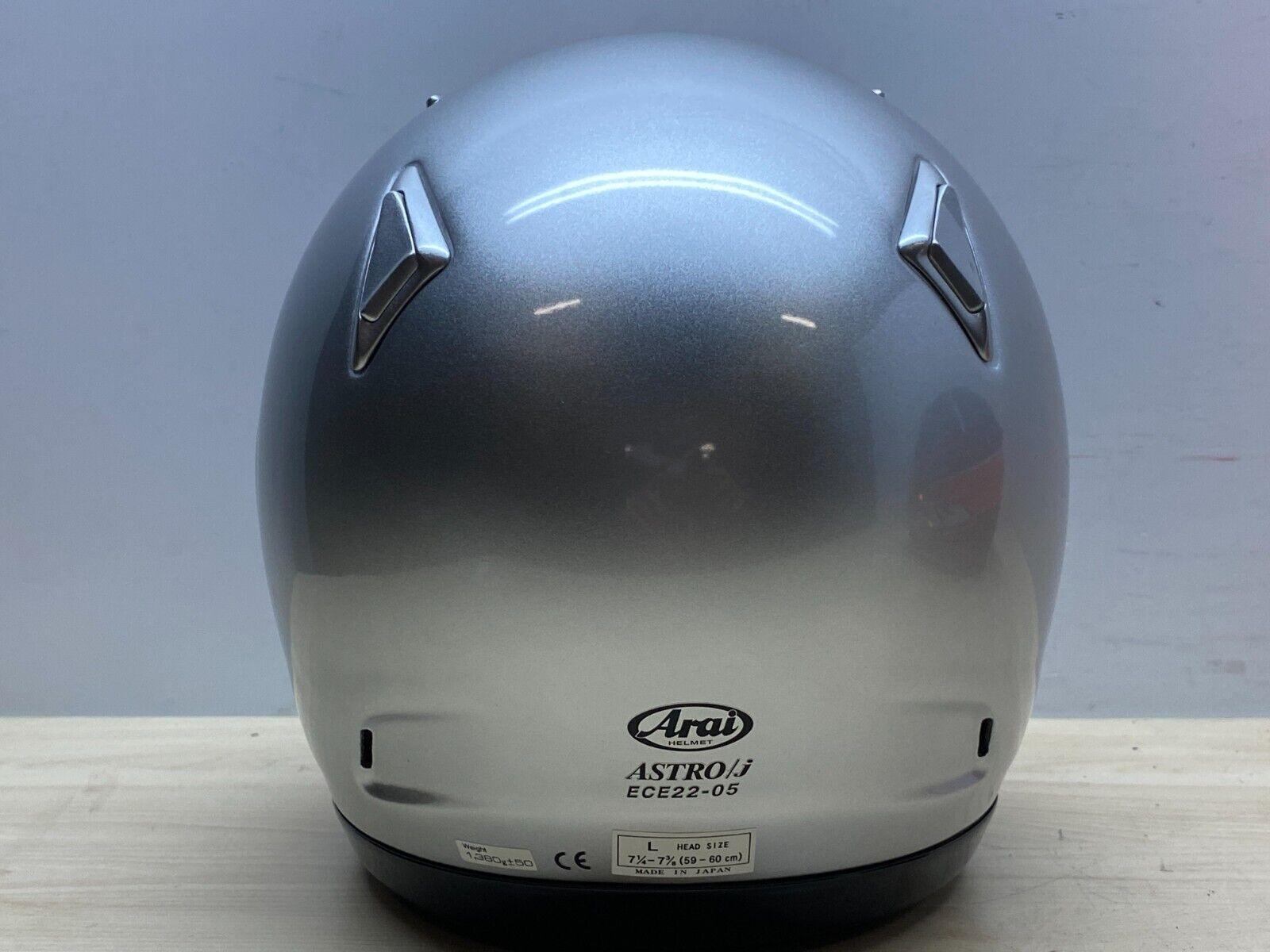  casco integrale da moto arai astro-j argento grigio lucido tg. l *30 - foto 6