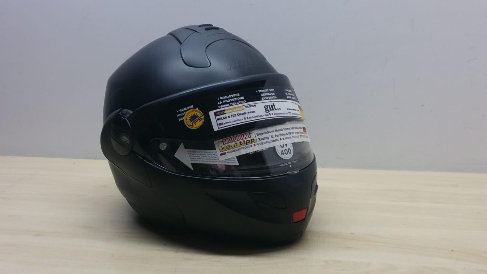  casco integrale per moto nolan n102 classic nero opaco tg. xs *36 - foto 1