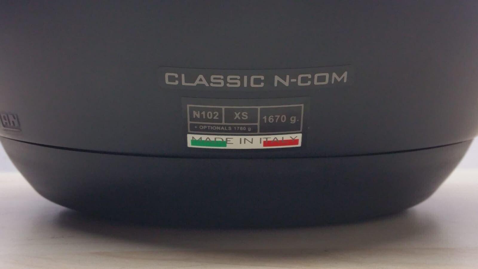  casco integrale per moto nolan n102 classic nero opaco tg. xs *36 - foto 5