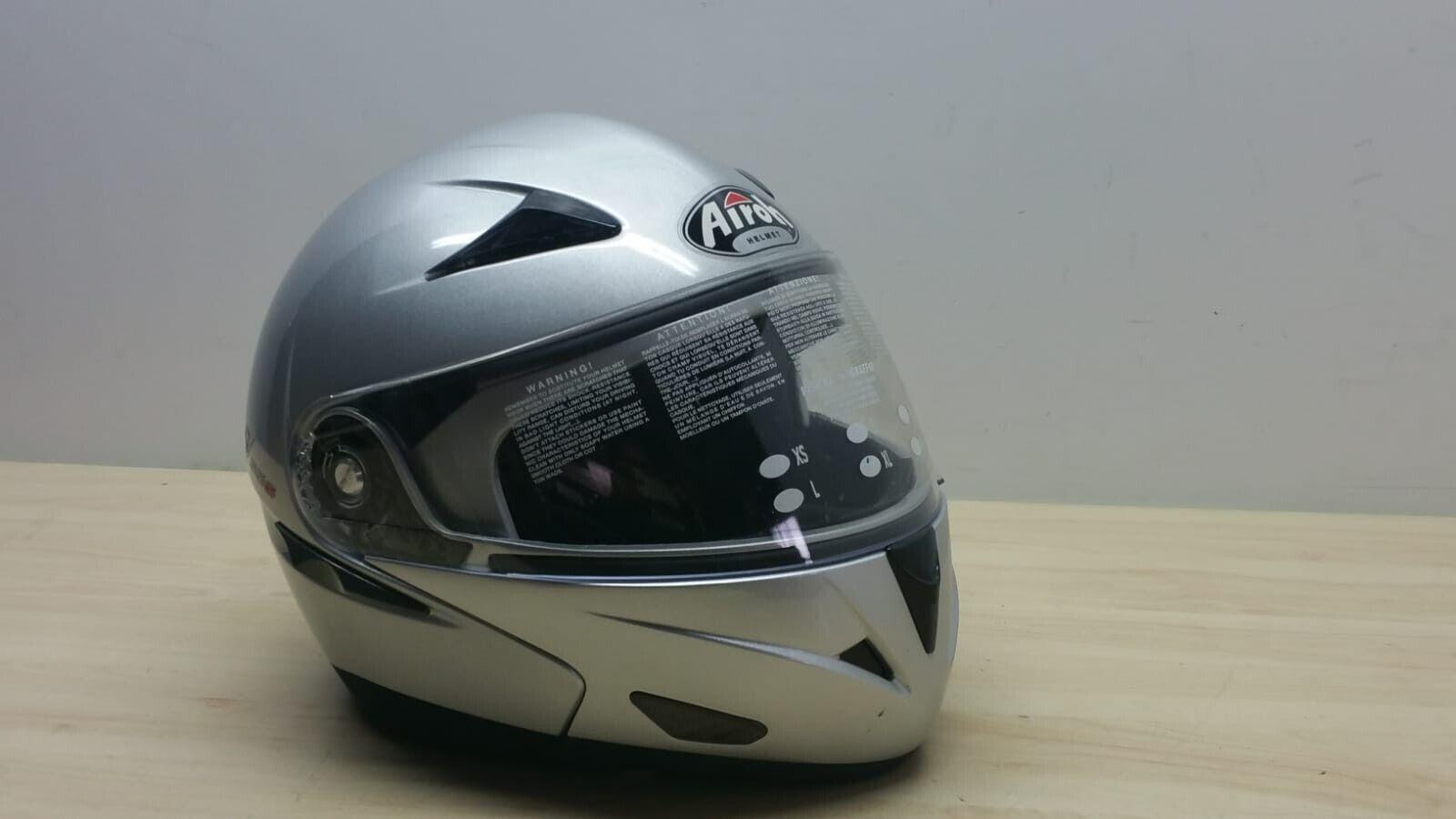  casco integrale da moto airoh helmet sv55-s argento metal tg. xl *46 - foto 1