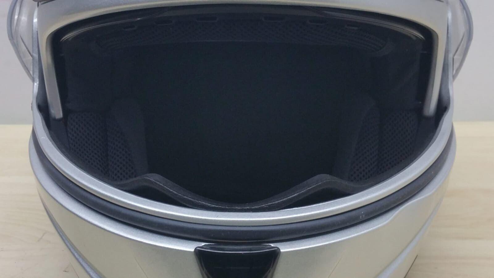  casco integrale da moto airoh helmet sv55-s argento metal tg. xl *46 - foto 3