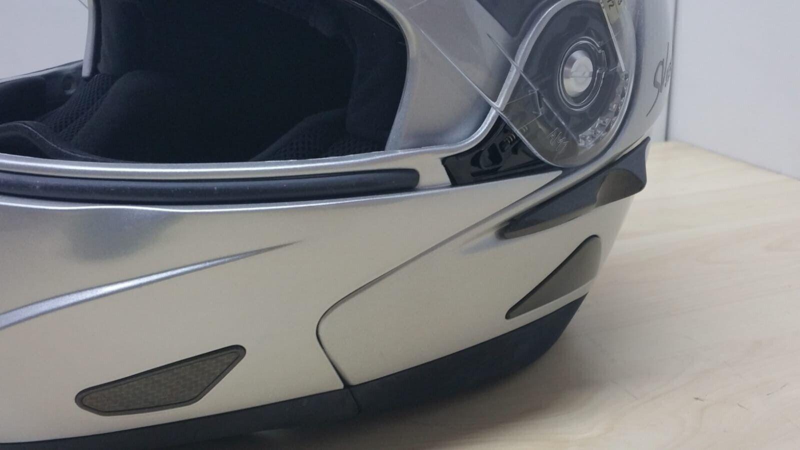  casco integrale da moto airoh helmet sv55-s argento metal tg. xl *46 - foto 6