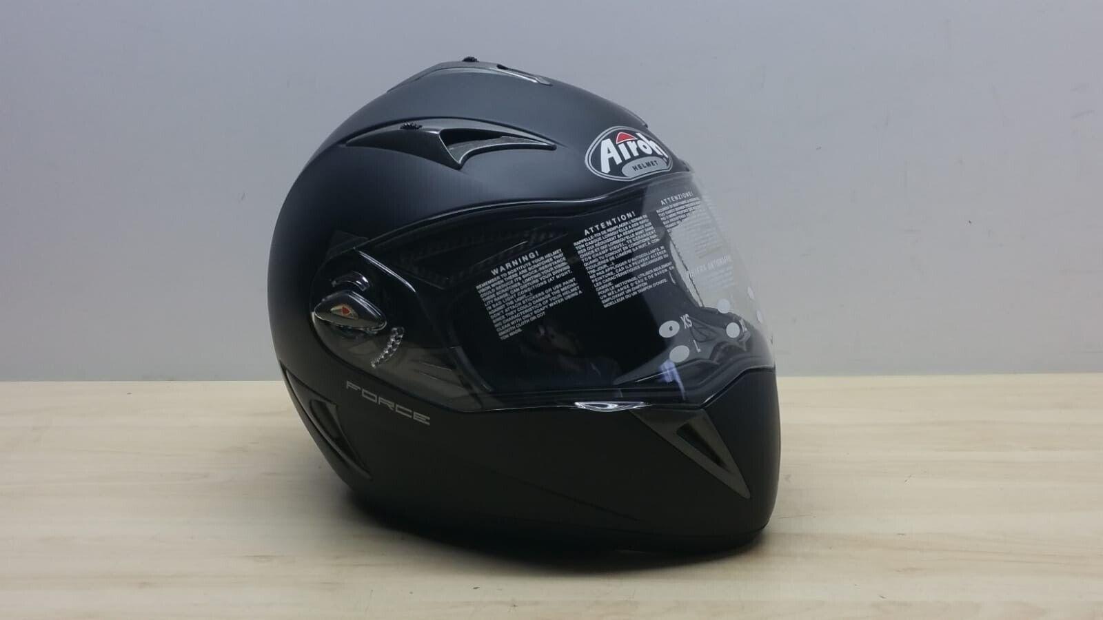  casco integrale da moto airoh helmet force nero mat opaco tg xs *59 - foto 1