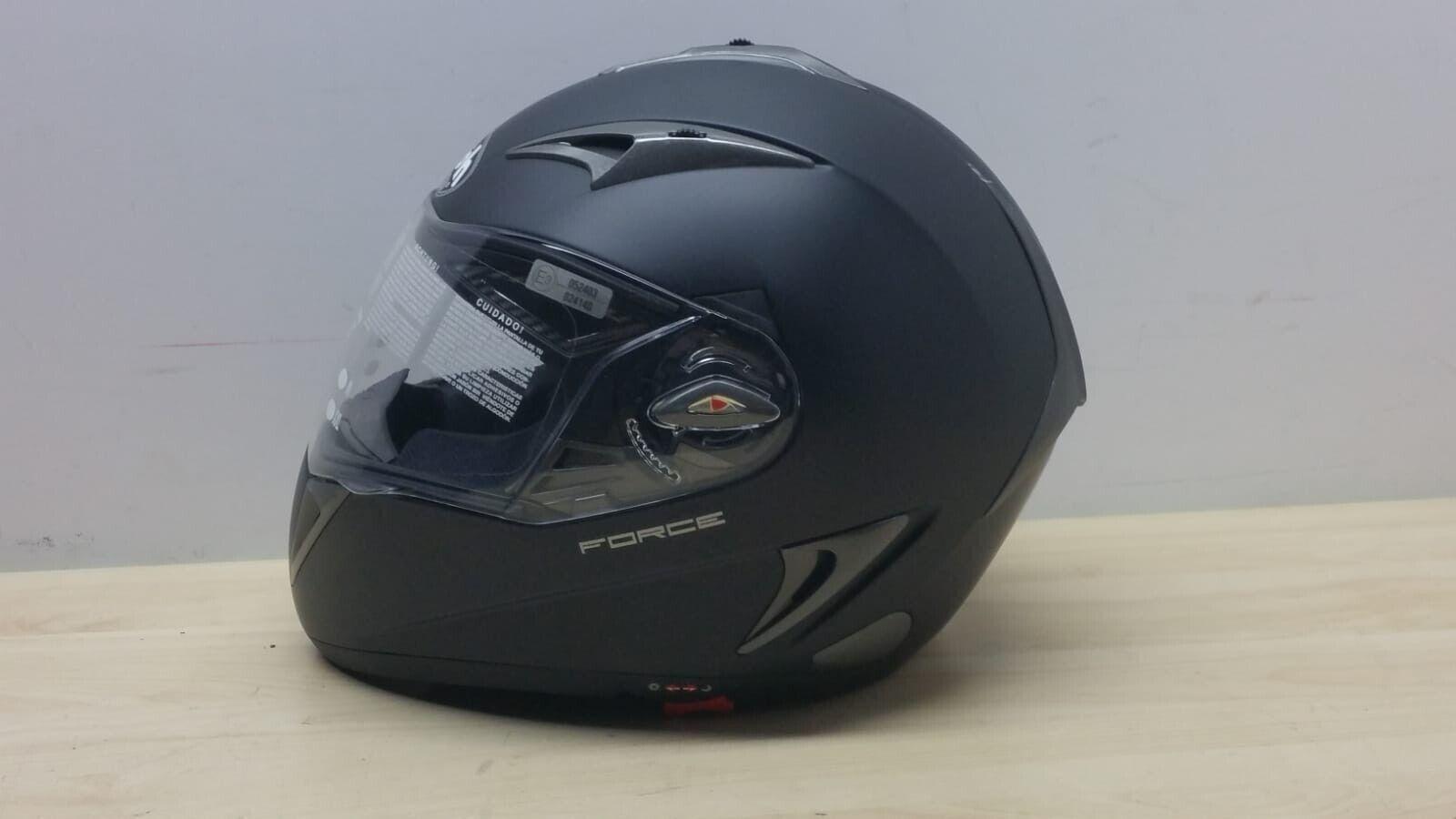  casco integrale da moto airoh helmet force nero mat opaco tg xs *59 - foto 4