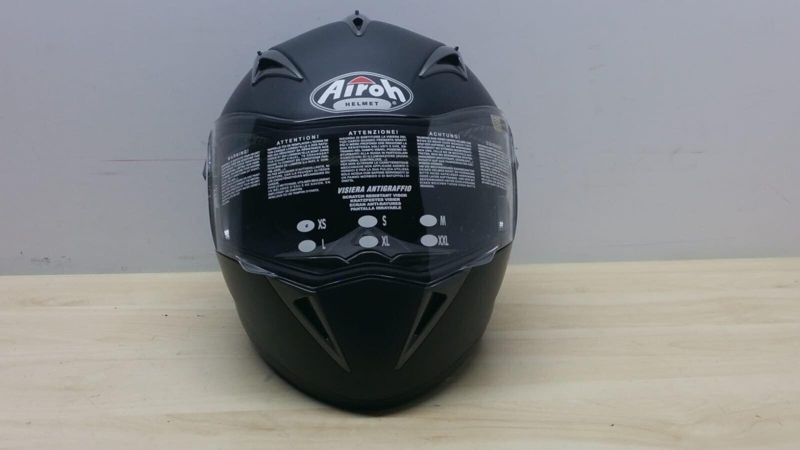  casco integrale da moto airoh helmet force nero mat opaco tg xs *59 - foto 5