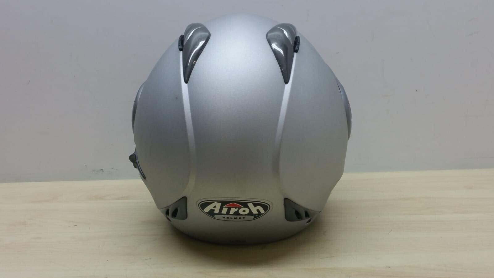  casco modulare da moto airoh tr1 argento matt grigio opaco tg. m *60 - foto 2