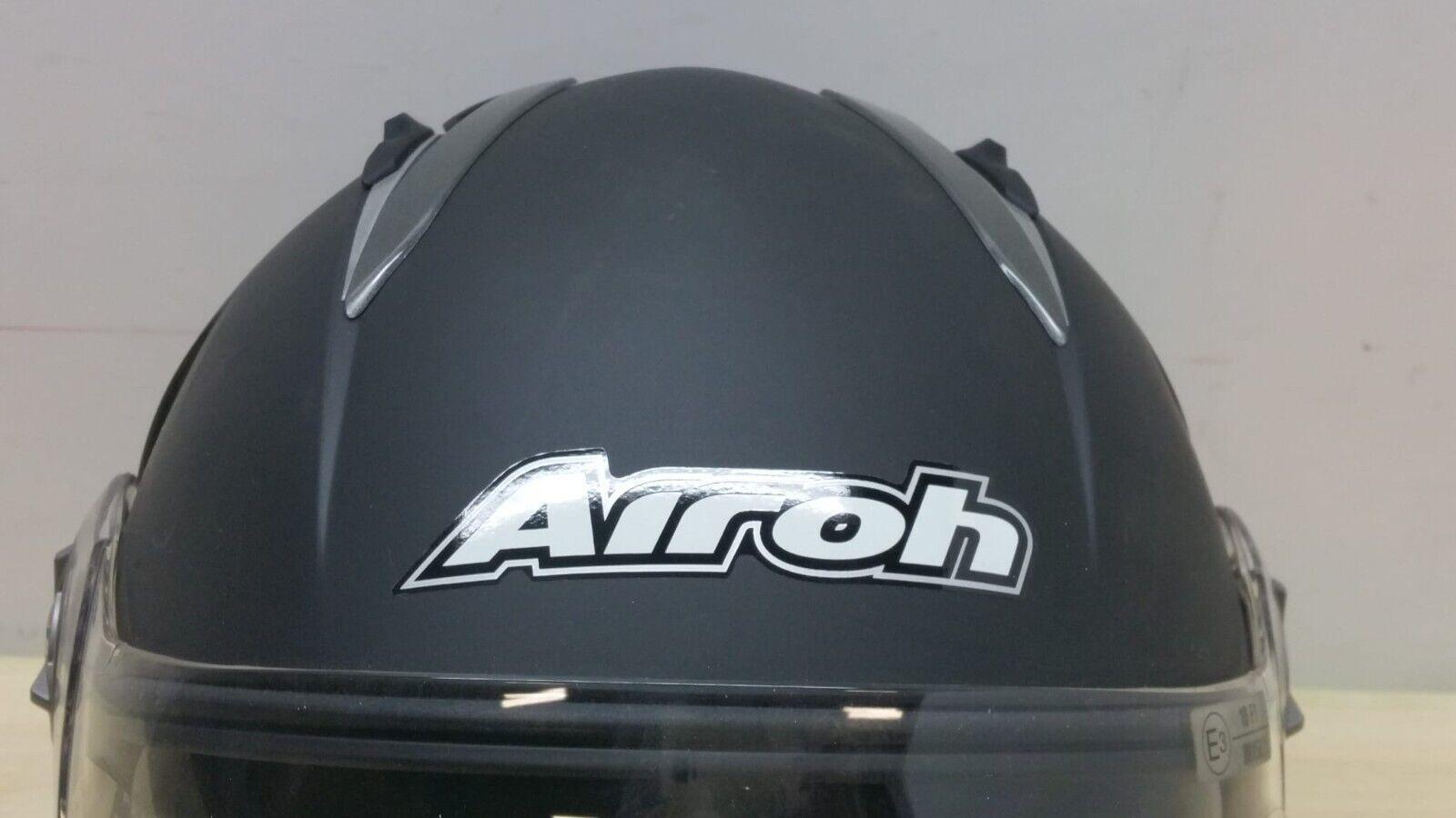  casco da scooter airoh helmet j-105 black matt nero opaco tg. m *61 - foto 3