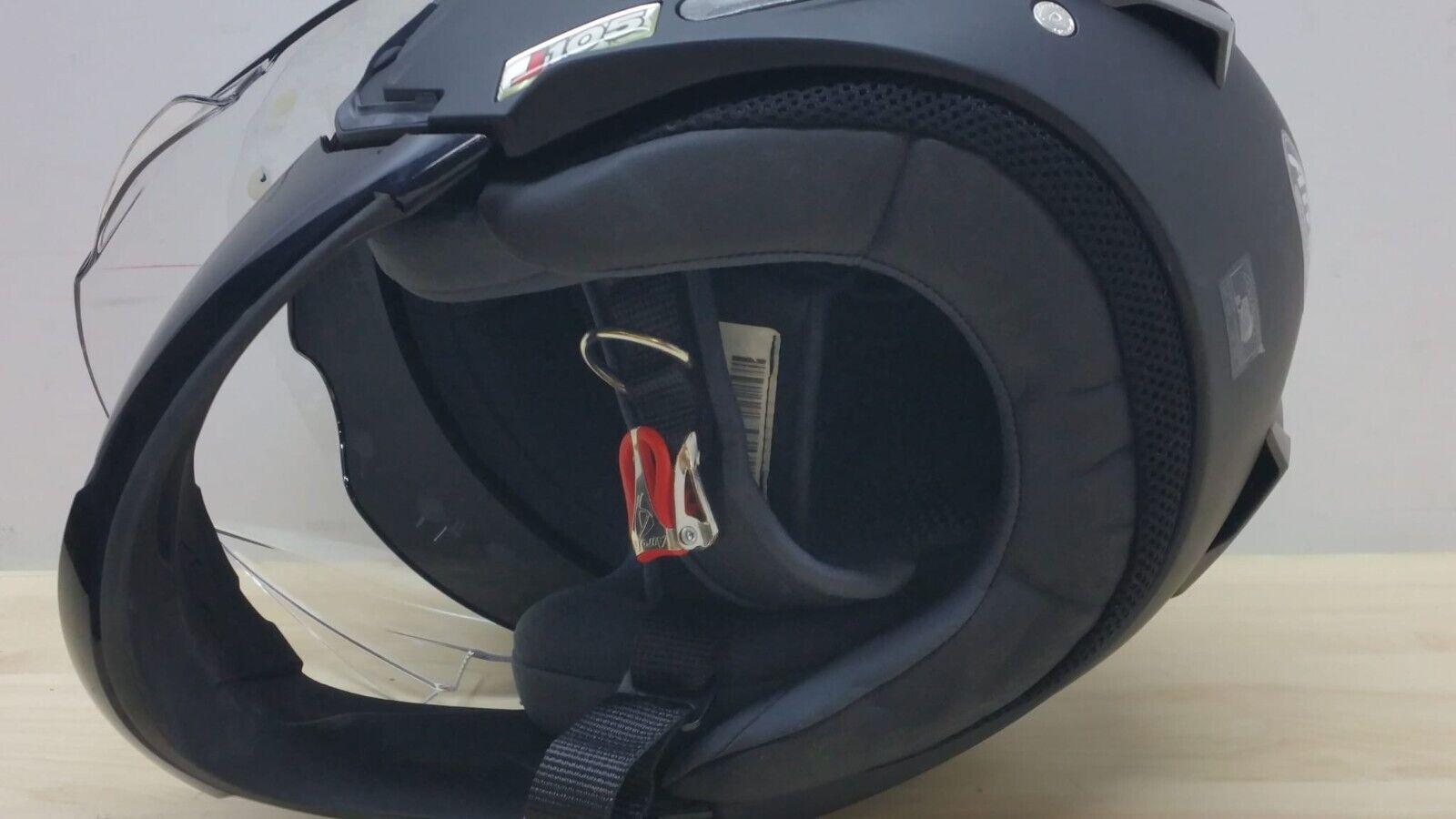  casco da scooter airoh helmet j-105 black matt nero opaco tg. m *61 - foto 4