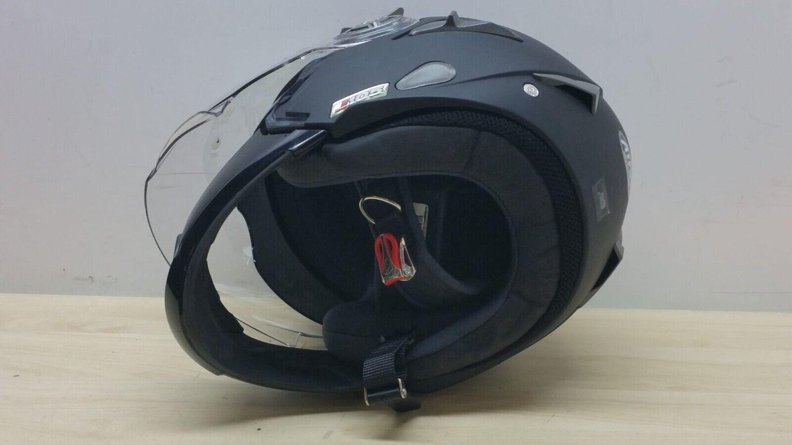 casco da scooter airoh helmet j-105 black matt nero opaco tg. m *61 - foto 5