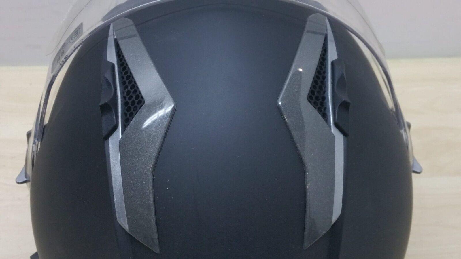  casco da scooter airoh helmet j-105 black matt nero opaco tg. m *61 - foto 6