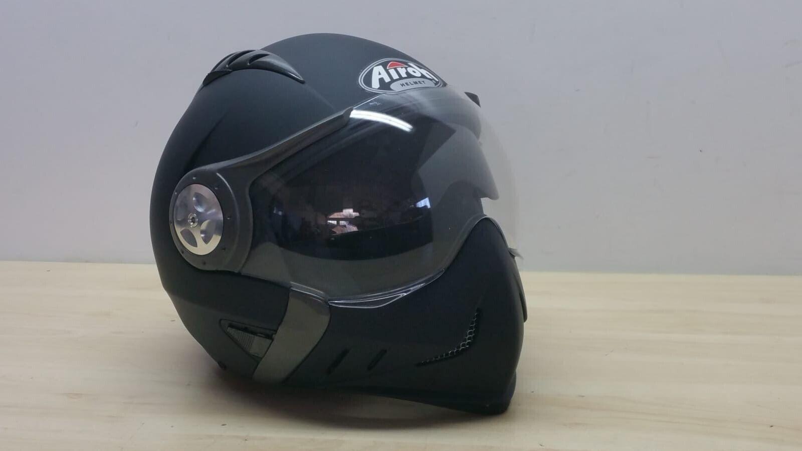  casco modulare da moto scooter airoh tr2  nero matt. opaco tg. xs *62 - foto 1