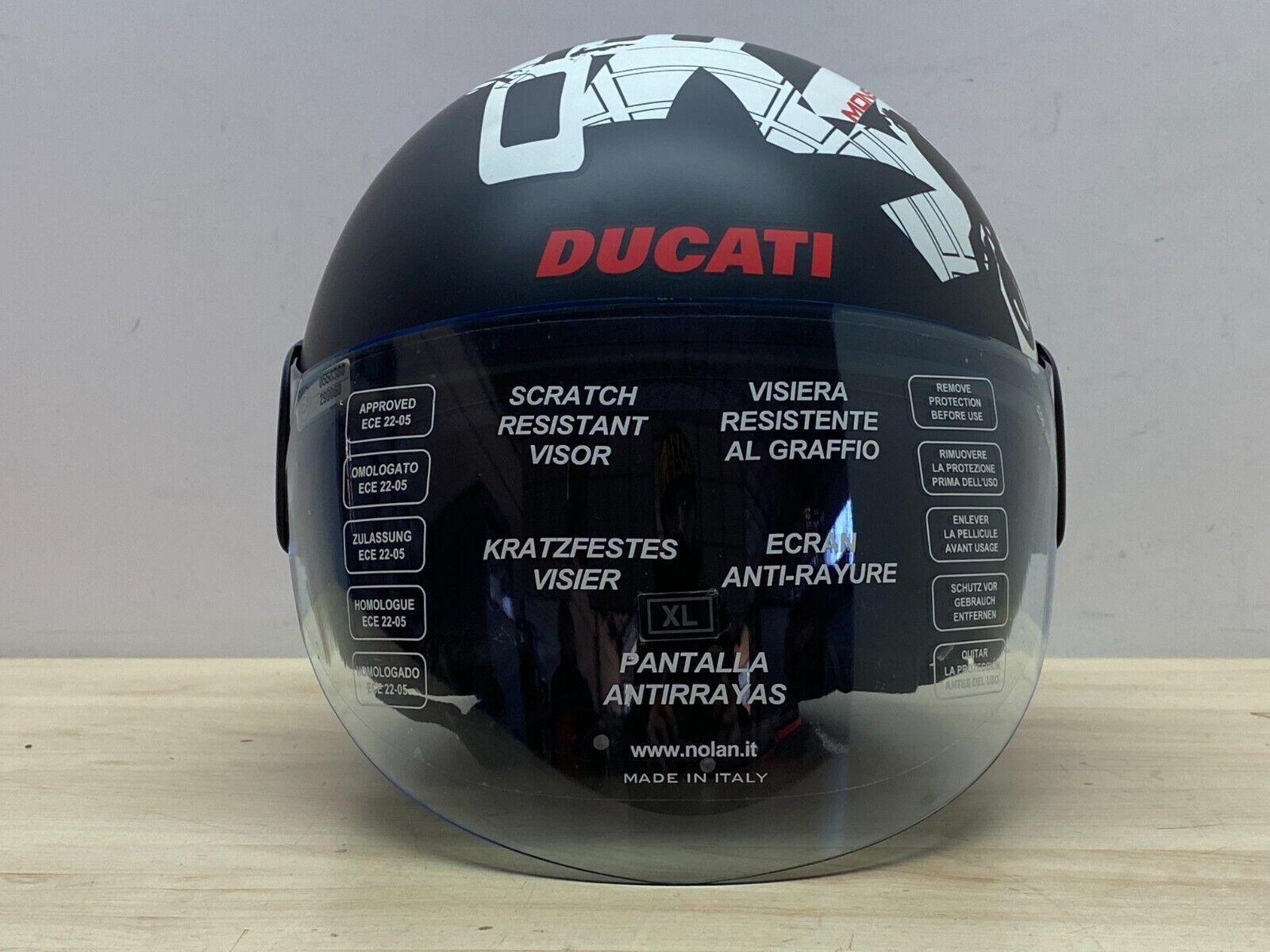  casco nolan da moto ducati monster 696 796 1100 nero opaco tg. xl *63 - foto 2