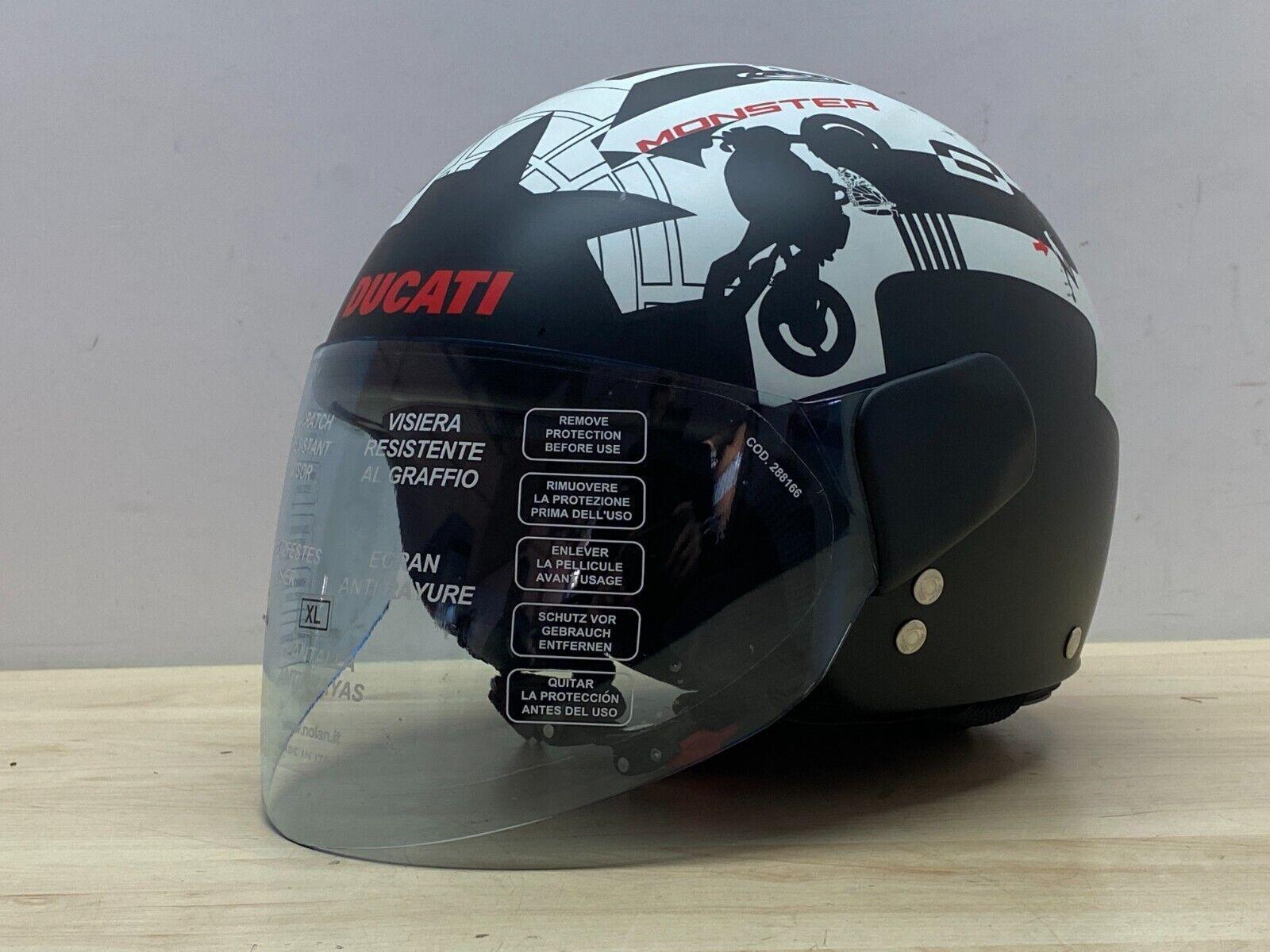  casco nolan da moto ducati monster 696 796 1100 nero opaco tg. xl *63 - foto 3