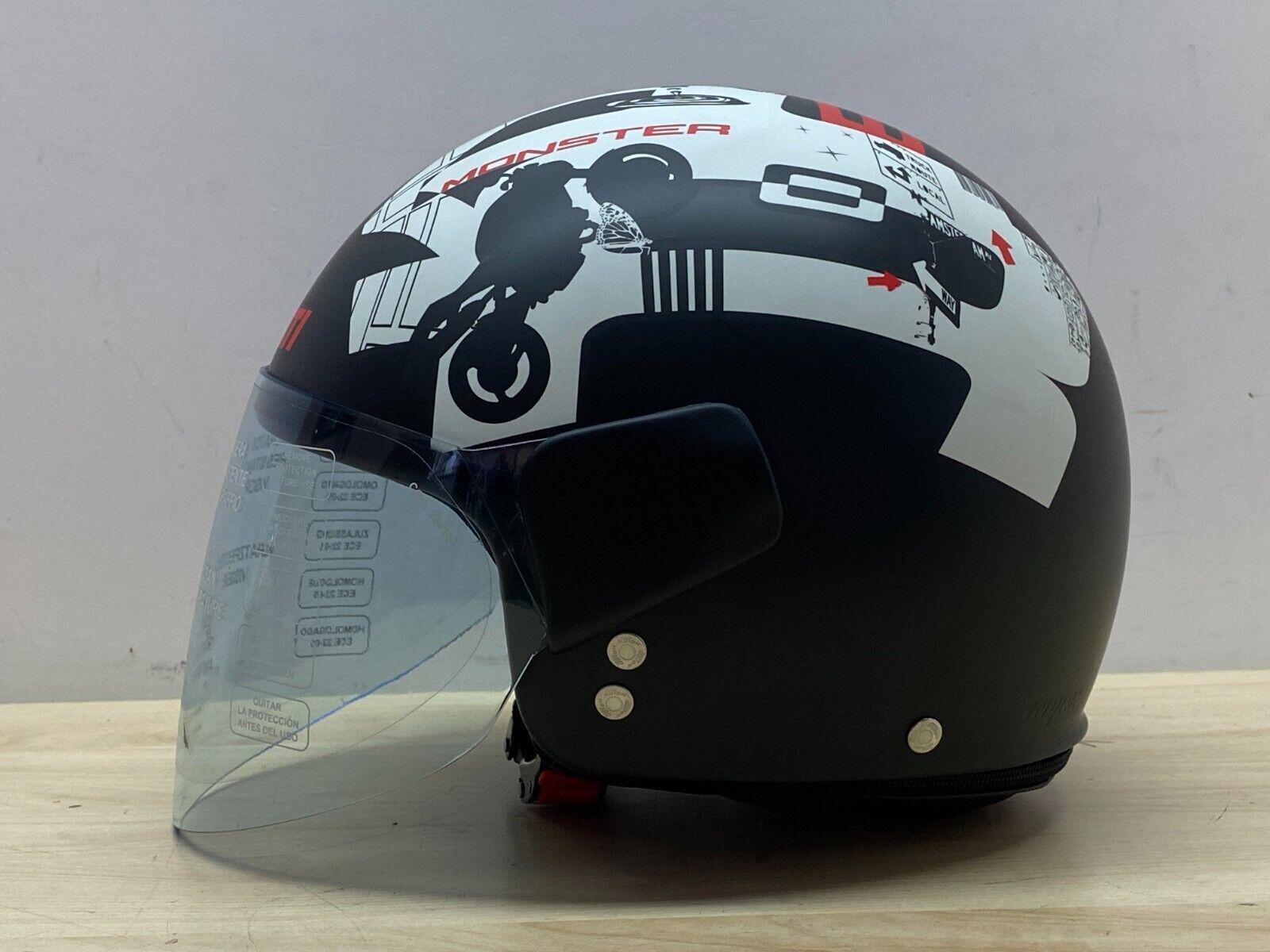  casco nolan da moto ducati monster 696 796 1100 nero opaco tg. xl *63 - foto 4