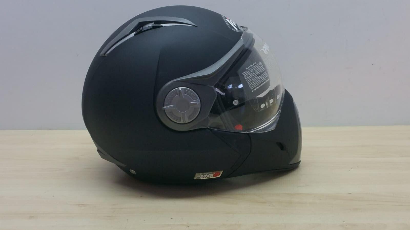  casco integrale modulare scooter airoh helmet j 106 black matt. nero tg. xl *68 - foto 3