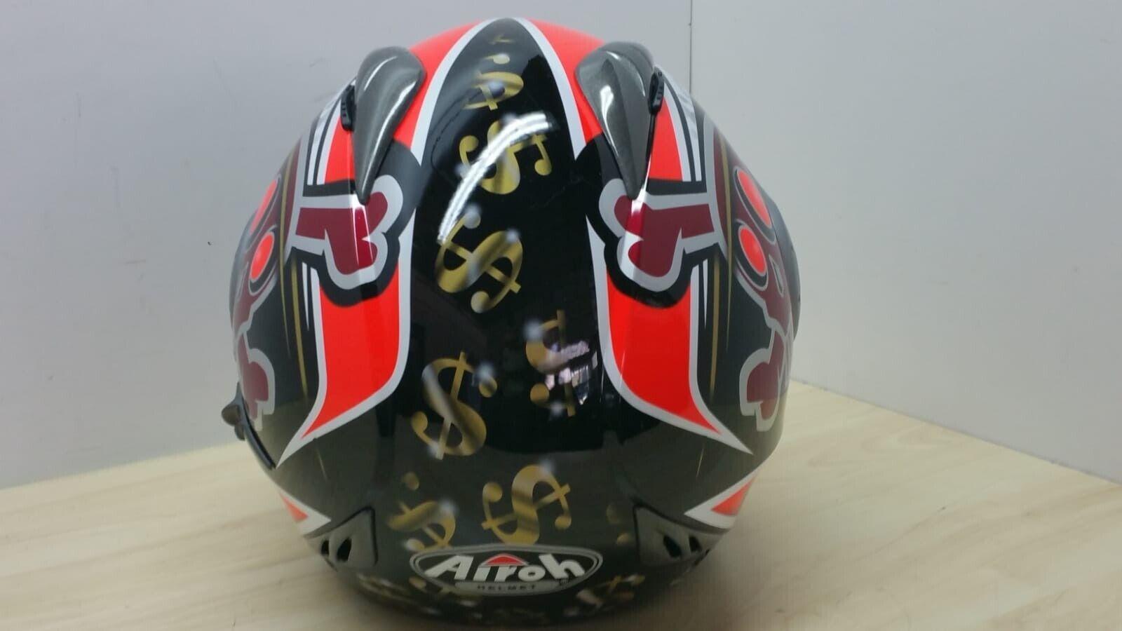  casco modulare da scooter airoh helmet t.r.1 crazy red lucido tg. xl *70 - foto 2