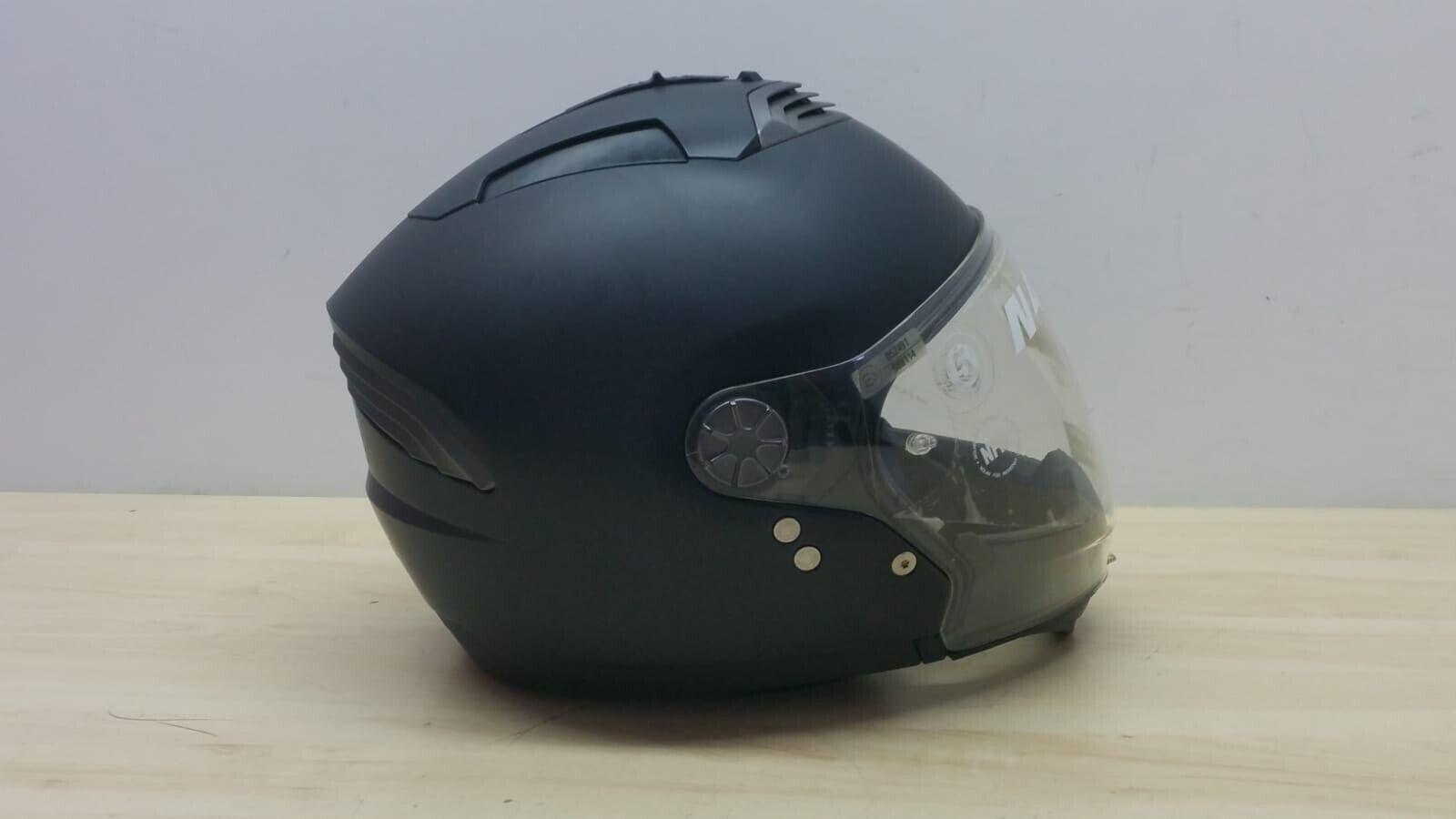 nolan helmets casco da scooter nolan n43 air classic n-com nero opaco tg. xs *78 - foto 3