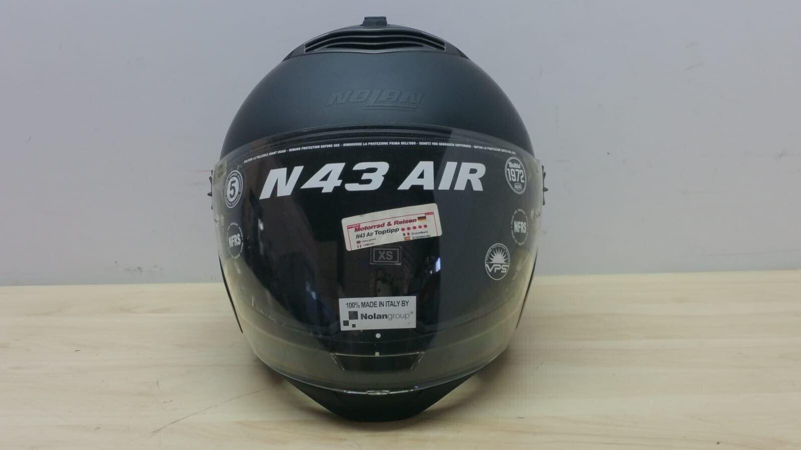nolan helmets casco da scooter nolan n43 air classic n-com nero opaco tg. xs *78 - foto 4