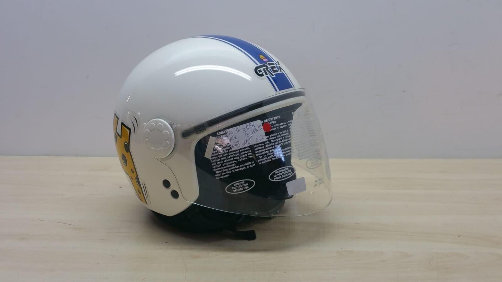 nolan helmets casco aperto da scooter nolan grex k1 visior tenns white bianco tg. xxxs * 83 - foto 1