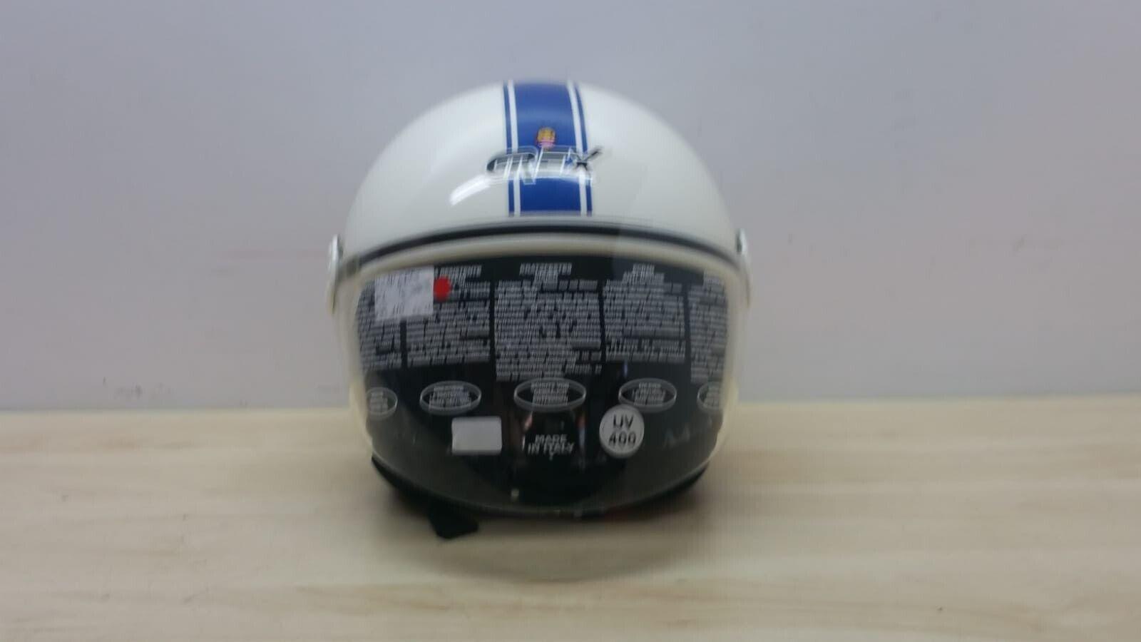 nolan helmets casco aperto da scooter nolan grex k1 visior tenns white bianco tg. xxxs * 83 - foto 4