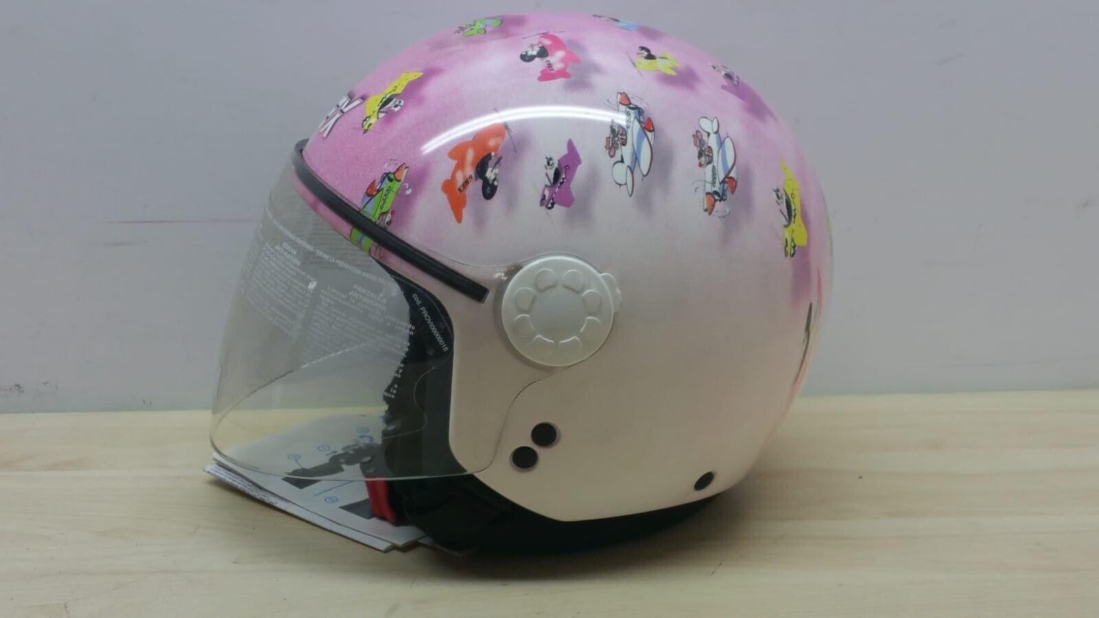 nolan helmets casco da scooter lady nolan grex k1 visor fancy rosa bianco tg. xxxs *85 - foto 5