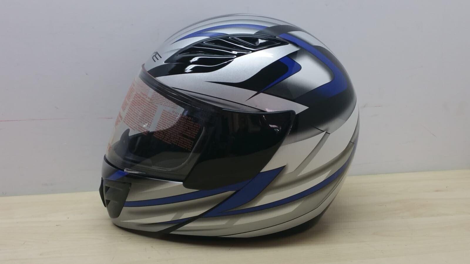 bye helmet casco integrale da moto bye helmet speed yamaha motor nero-blu lucido tg. l *86 - foto 4