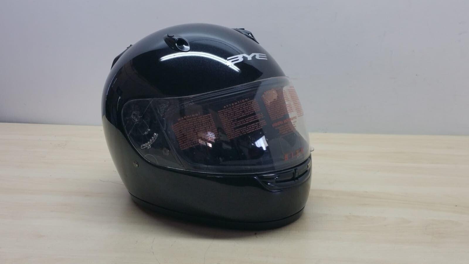 casco integrale da moto bye spirit metallic black lucido tg. l *89 - foto 1