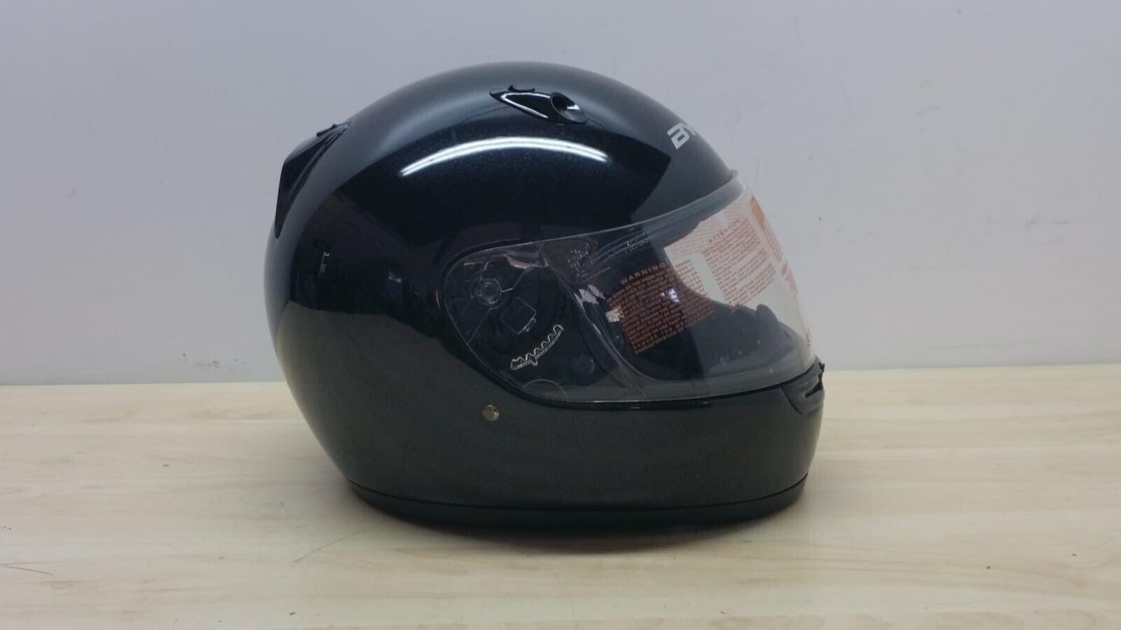  casco integrale da moto bye spirit metallic black lucido tg. l *89 - foto 3
