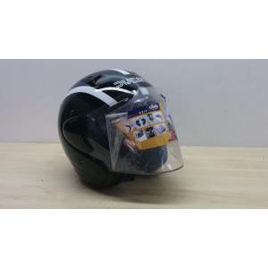 Casco jet da moto e scooter  ducati strada nero lucido sc3 sz/f tg. xs *93