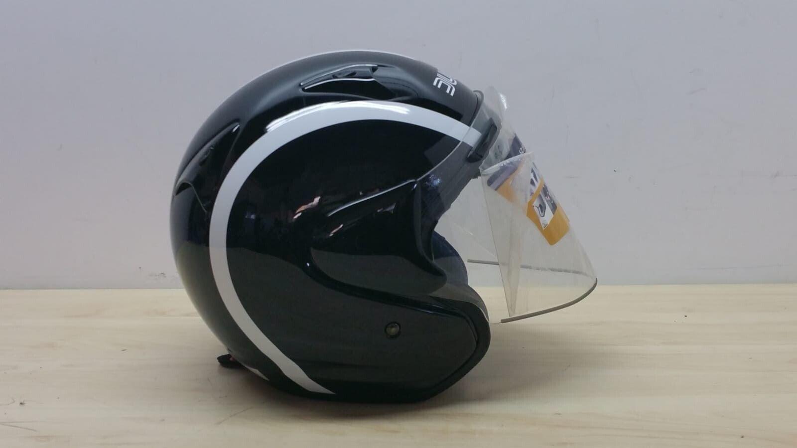 arai casco jet da moto e scooter arai ducati strada nero lucido sc3 sz/f tg. xs *93 - foto 3