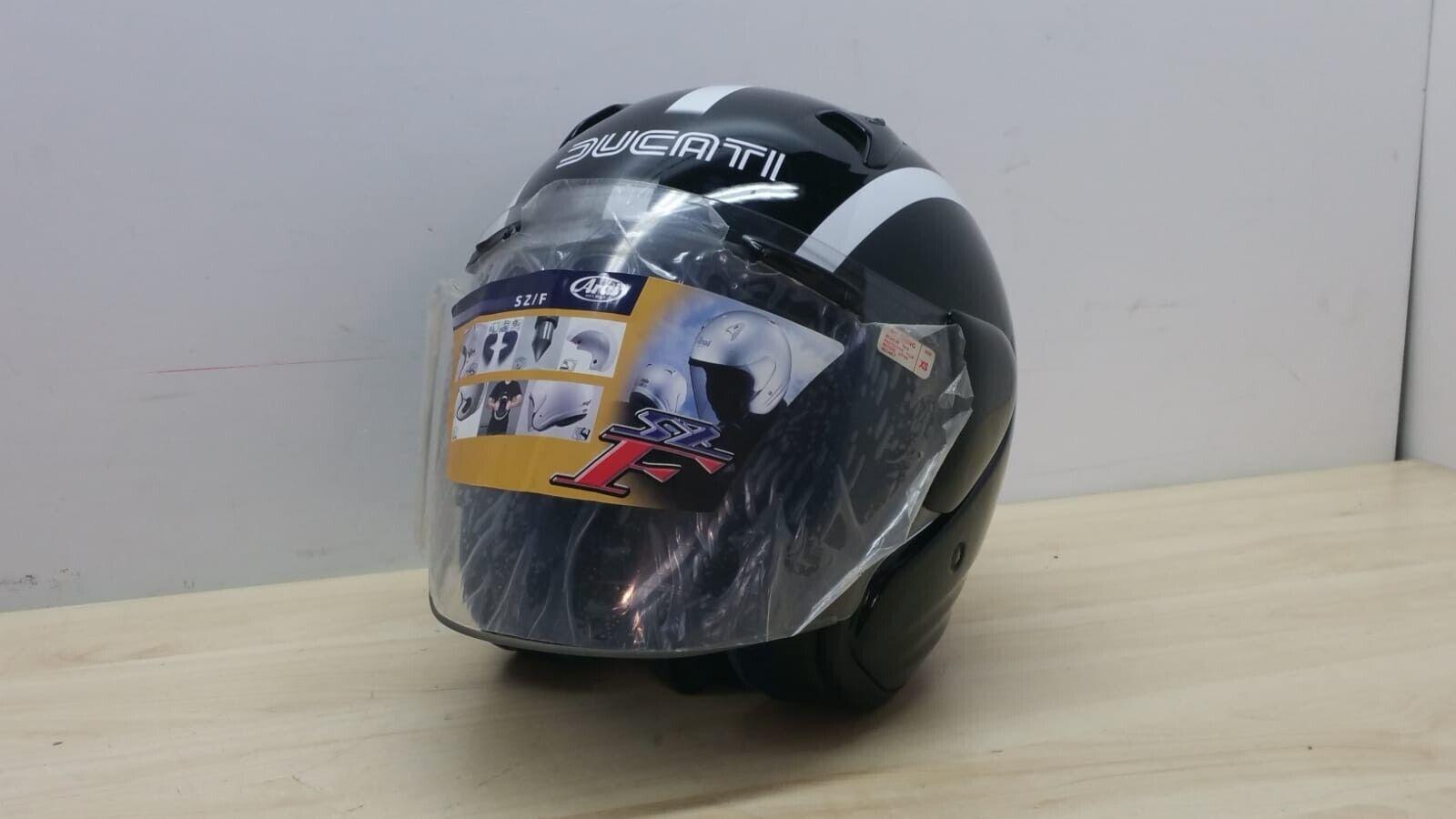arai casco jet da moto e scooter arai ducati strada nero lucido sc3 sz/f tg. xs *93 - foto 4