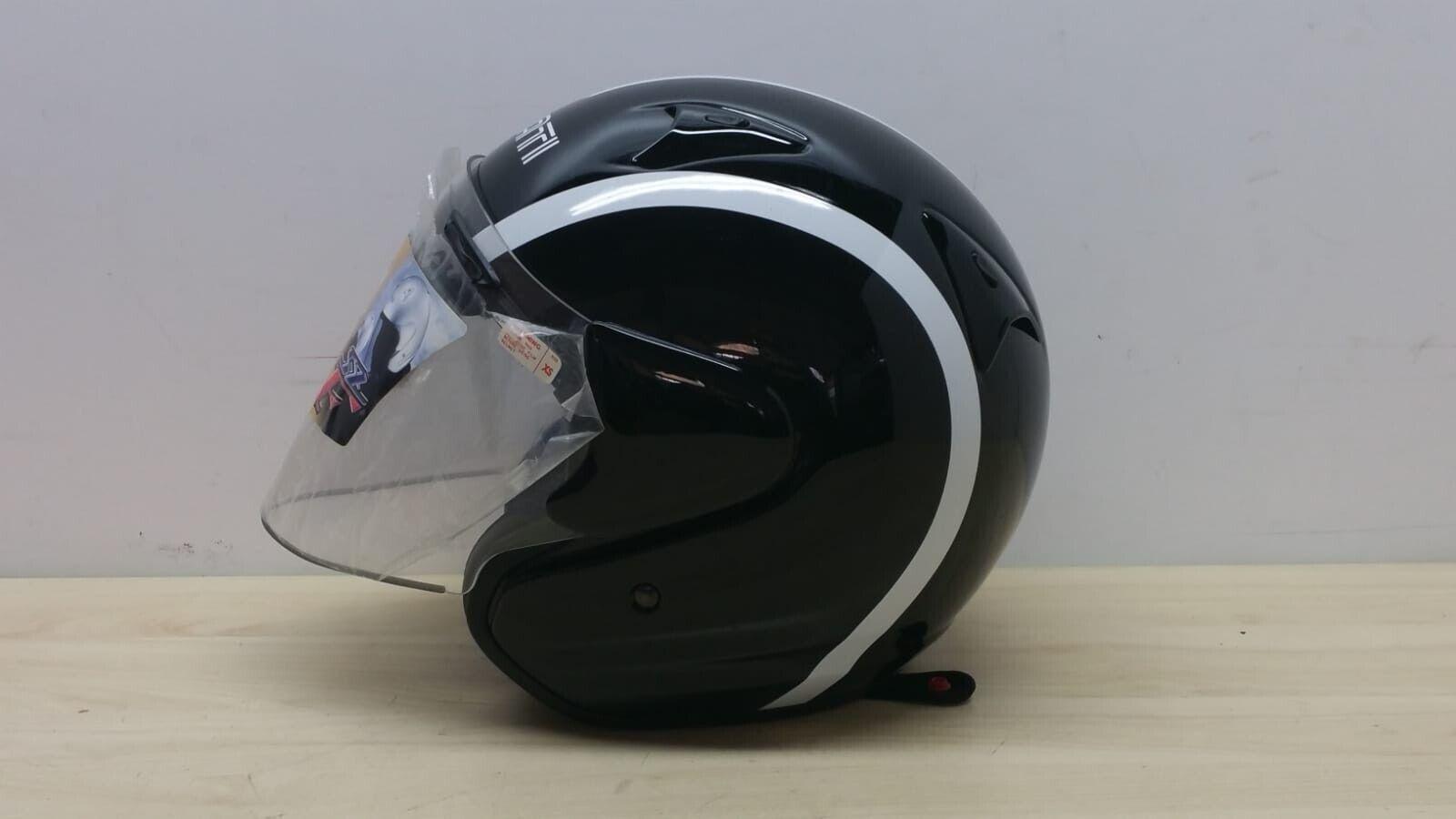 arai casco jet da moto e scooter arai ducati strada nero lucido sc3 sz/f tg. xs *93 - foto 5