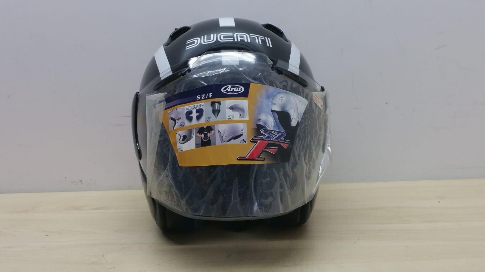 arai casco jet da moto e scooter arai ducati strada nero lucido sc3 sz/f tg. xs *93 - foto 6