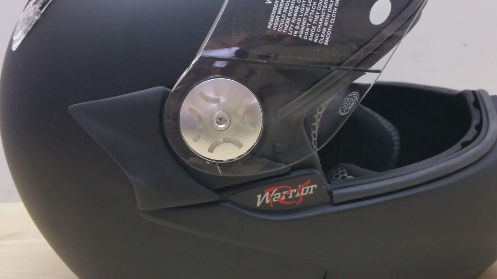 airoh helmet casco integrale da moto airoh helmet warrior rs nero matt. opaco tg. xl *97 - foto 5