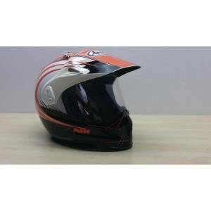 Casco da moto arai enduro e motard tour cross  nero arancio lucido tg. xs 98