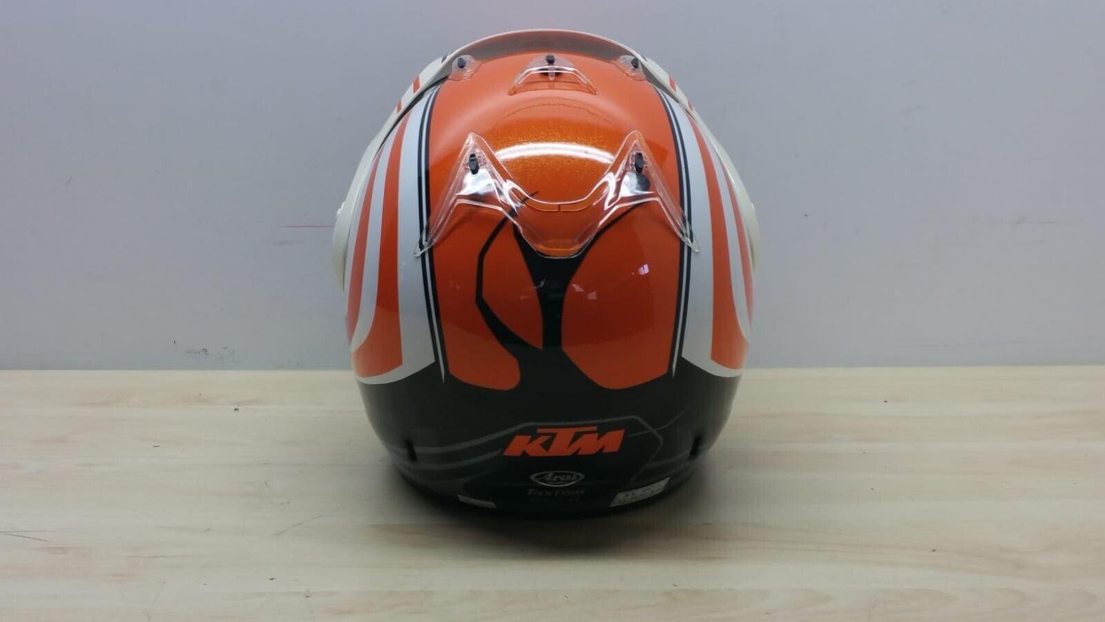 ktm casco da moto arai enduro e motard tour cross ktm nero arancio lucido tg. xs 98 - foto 2