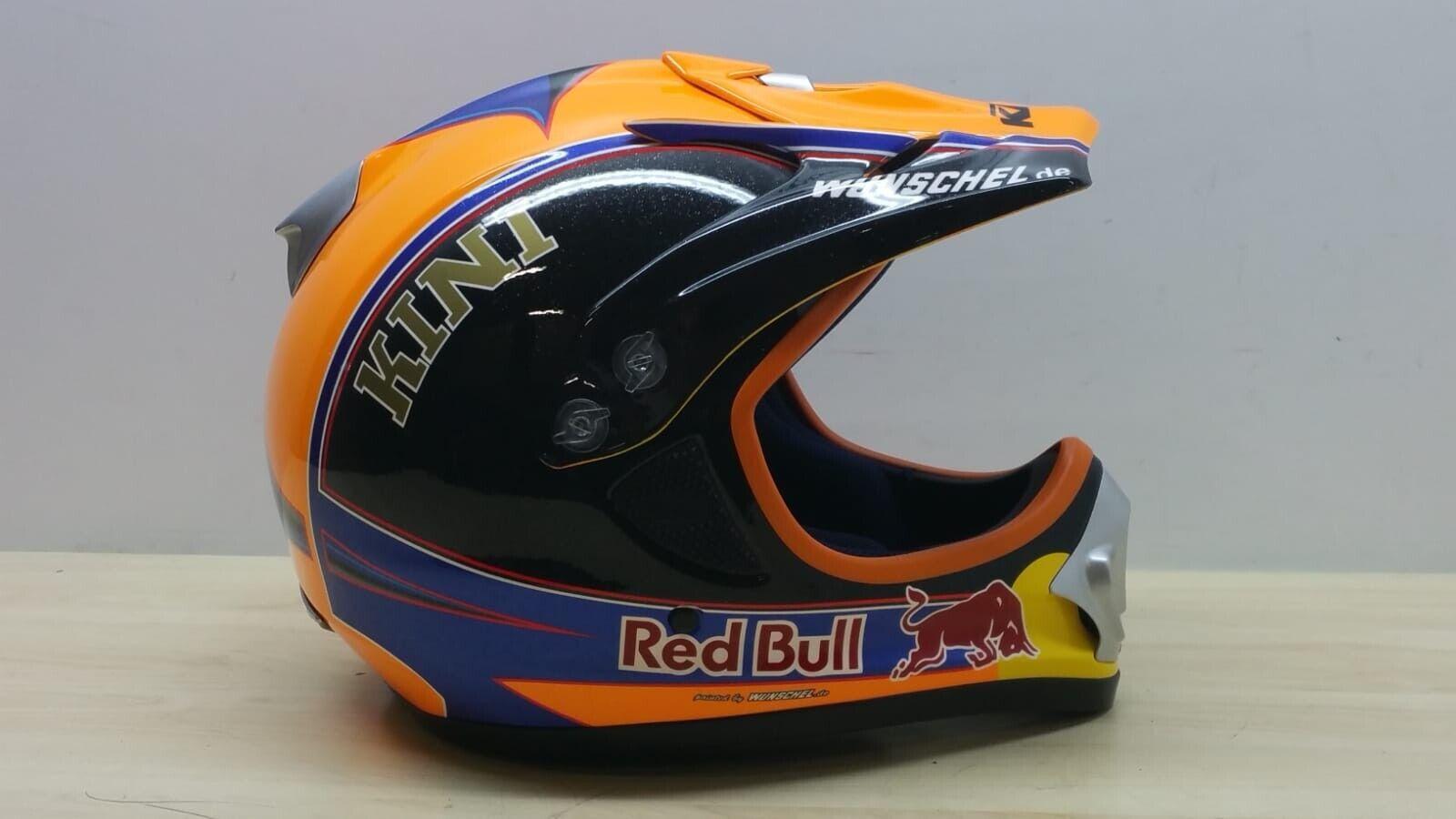 suomy casco cross enduro suomy kini rb-comp helmet red bull nero arancio tg. xs 101 - foto 3
