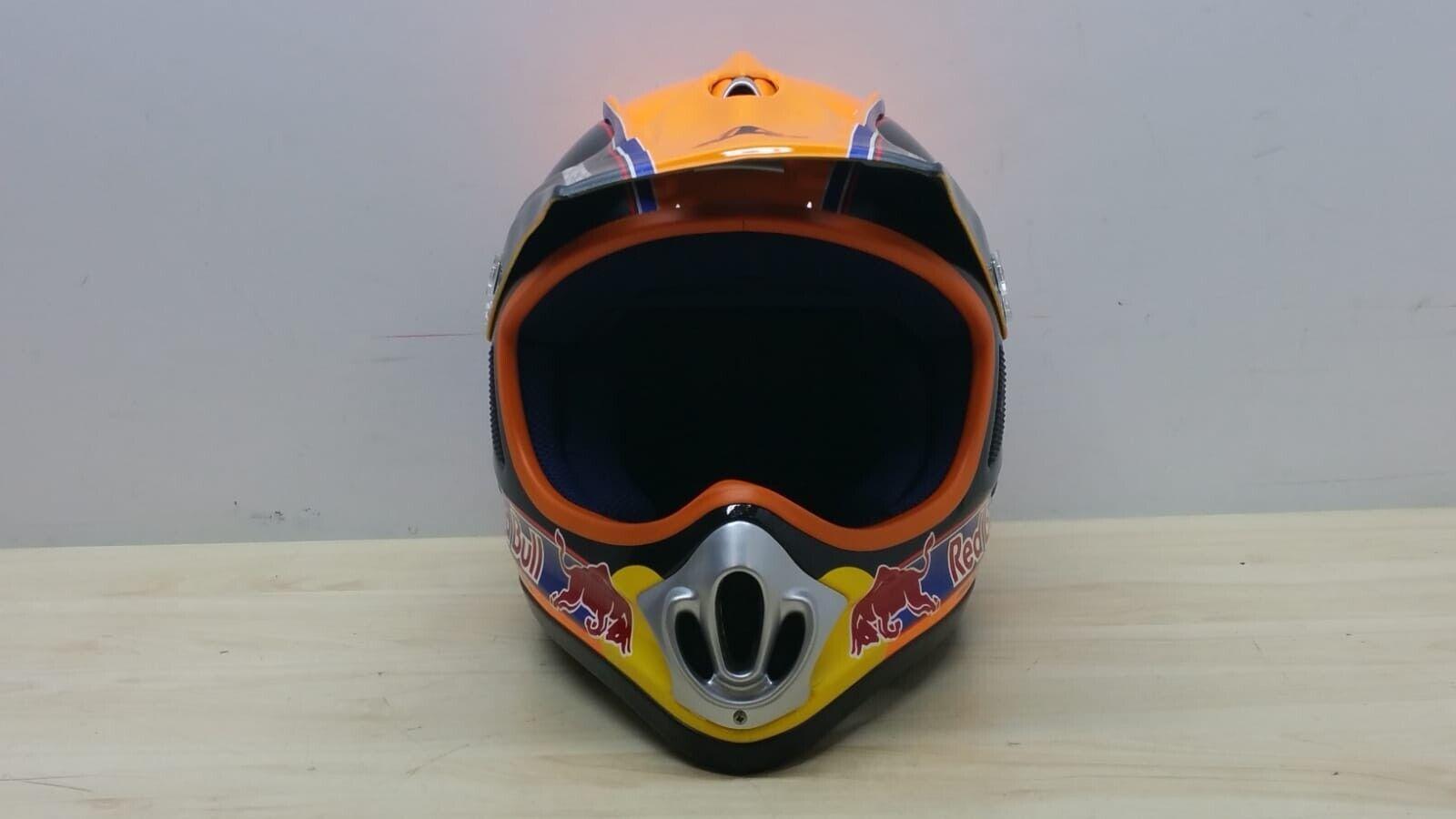 suomy casco cross enduro suomy kini rb-comp helmet red bull nero arancio tg. xs 101 - foto 4