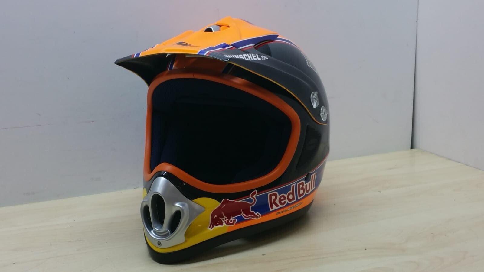 suomy casco cross enduro suomy kini rb-comp helmet red bull nero arancio tg. xs 101 - foto 5