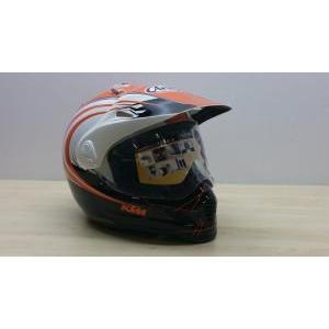 Casco arai enduro motard tour cross  nero arancio lucido tg. xxl 102