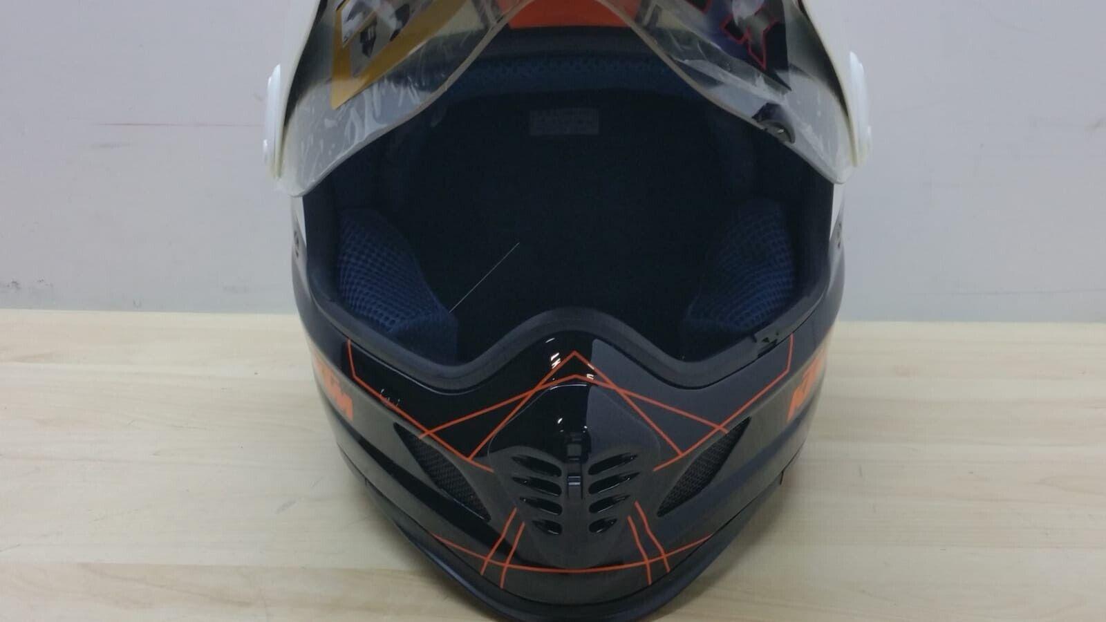 ktm casco arai enduro motard tour cross ktm nero arancio lucido tg. xxl 102 - foto 4