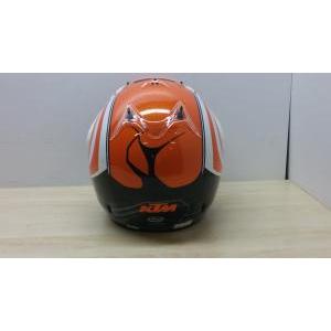 Casco da moto enduro motard arai tour cross  nero arancio lucido tg. xl 103