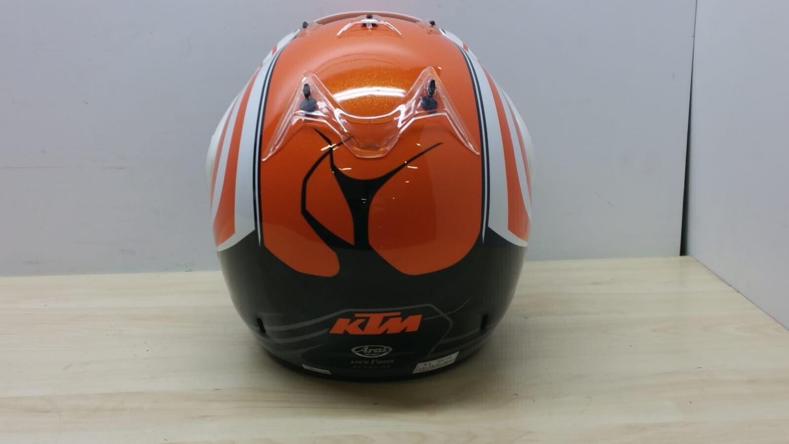 ktm casco da moto enduro motard arai tour cross ktm nero arancio lucido tg. xl 103 - foto 2