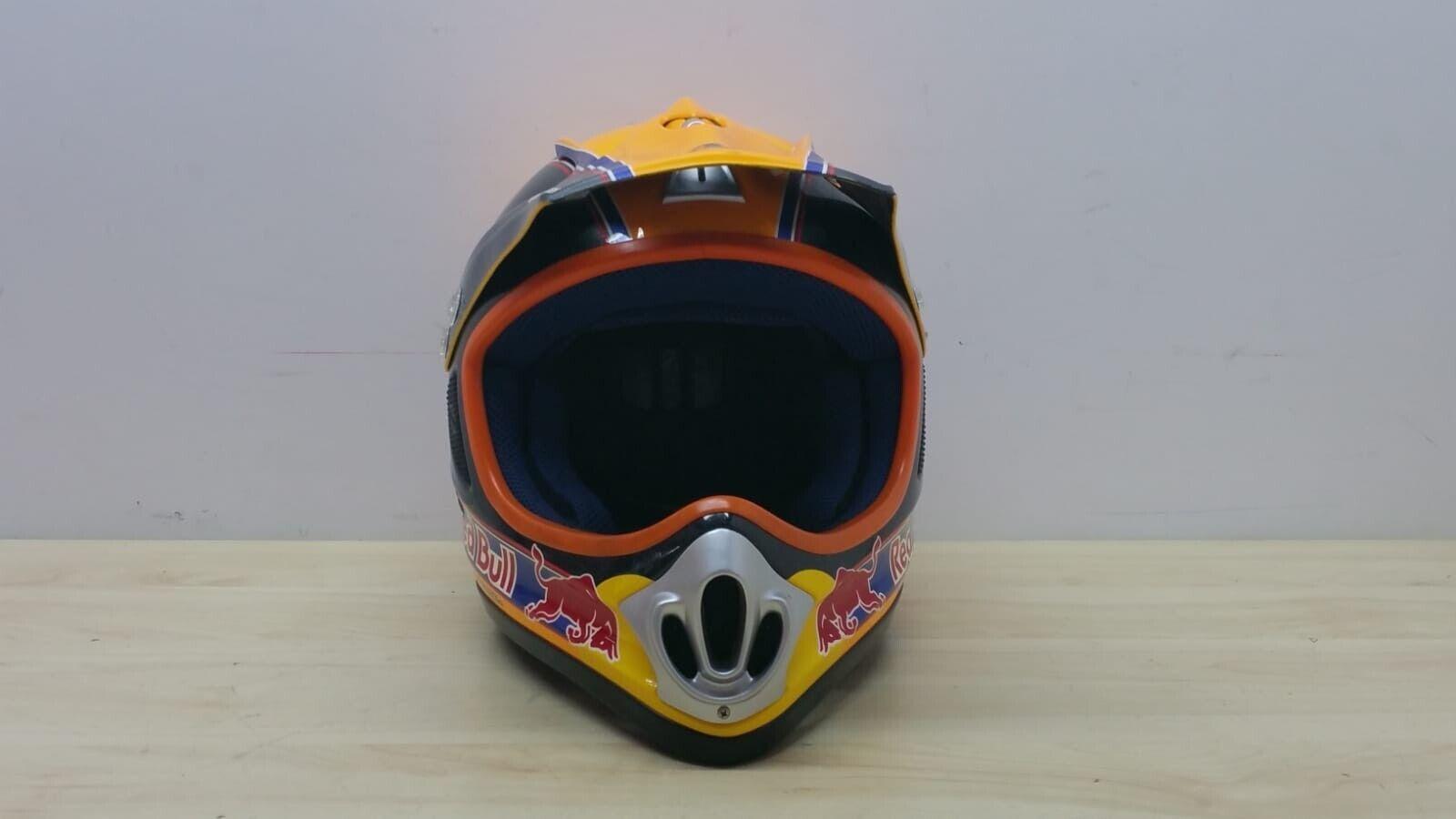 suomy casco cross suomy kini rb-comp helmet red bull nero arancio lucido tg. s 106 - foto 5