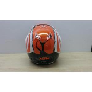Casco da moto enduro motard  tour cross ktm nero arancio lucido tg. s * 108