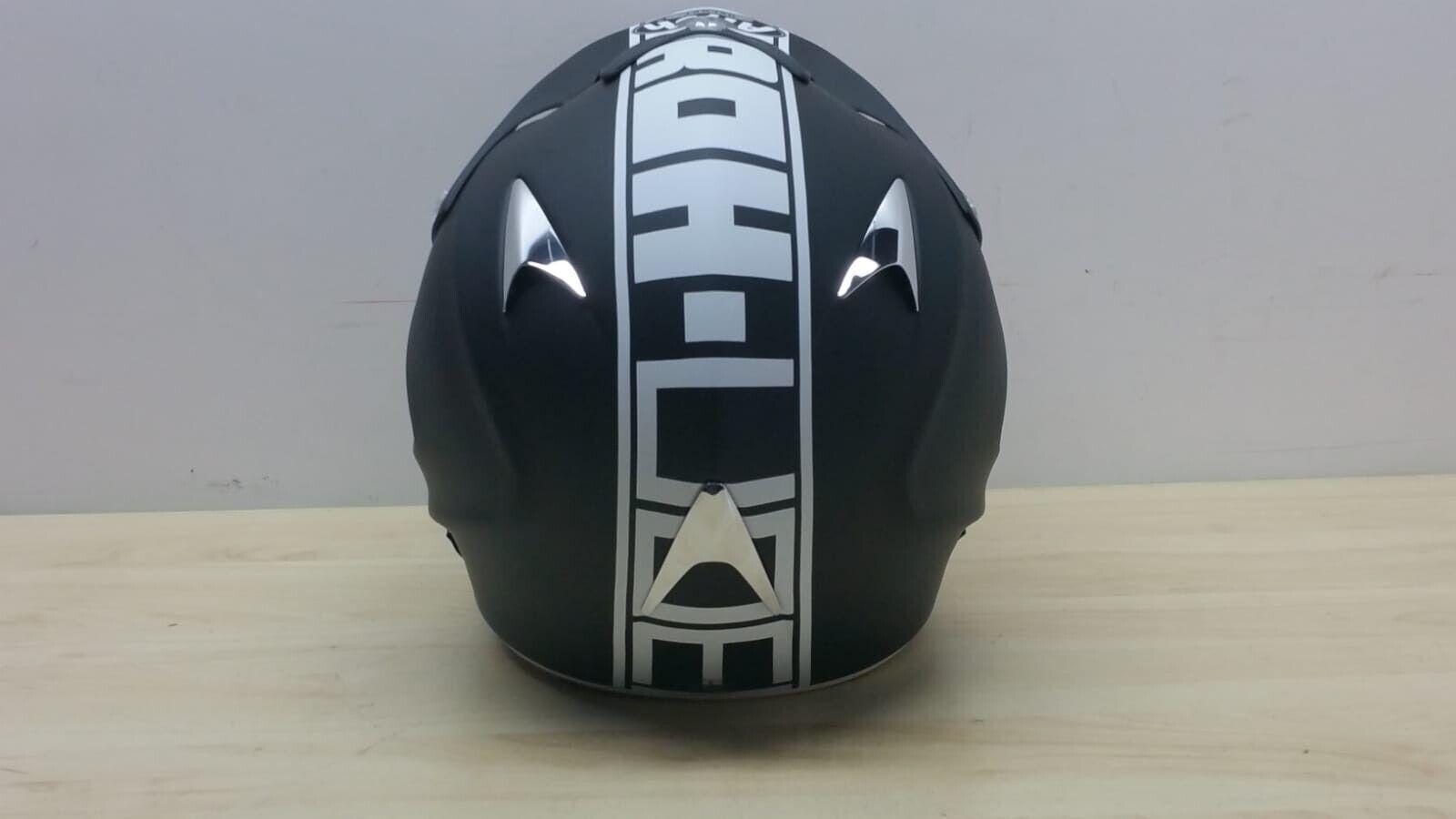 airoh casco da moto cross enduro airoh stelt senior land nero opaco tg. l  114 - foto 3
