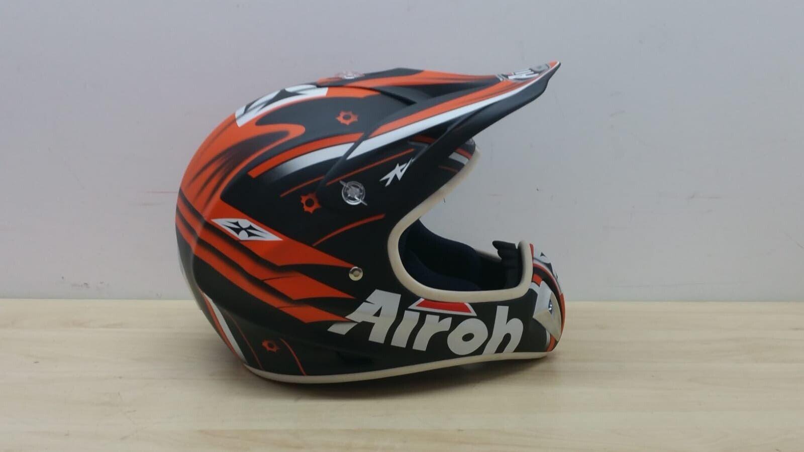 airoh casco da cross enduro airoh stelt junior war arancio nero opaco tg. xxs  118 - foto 4