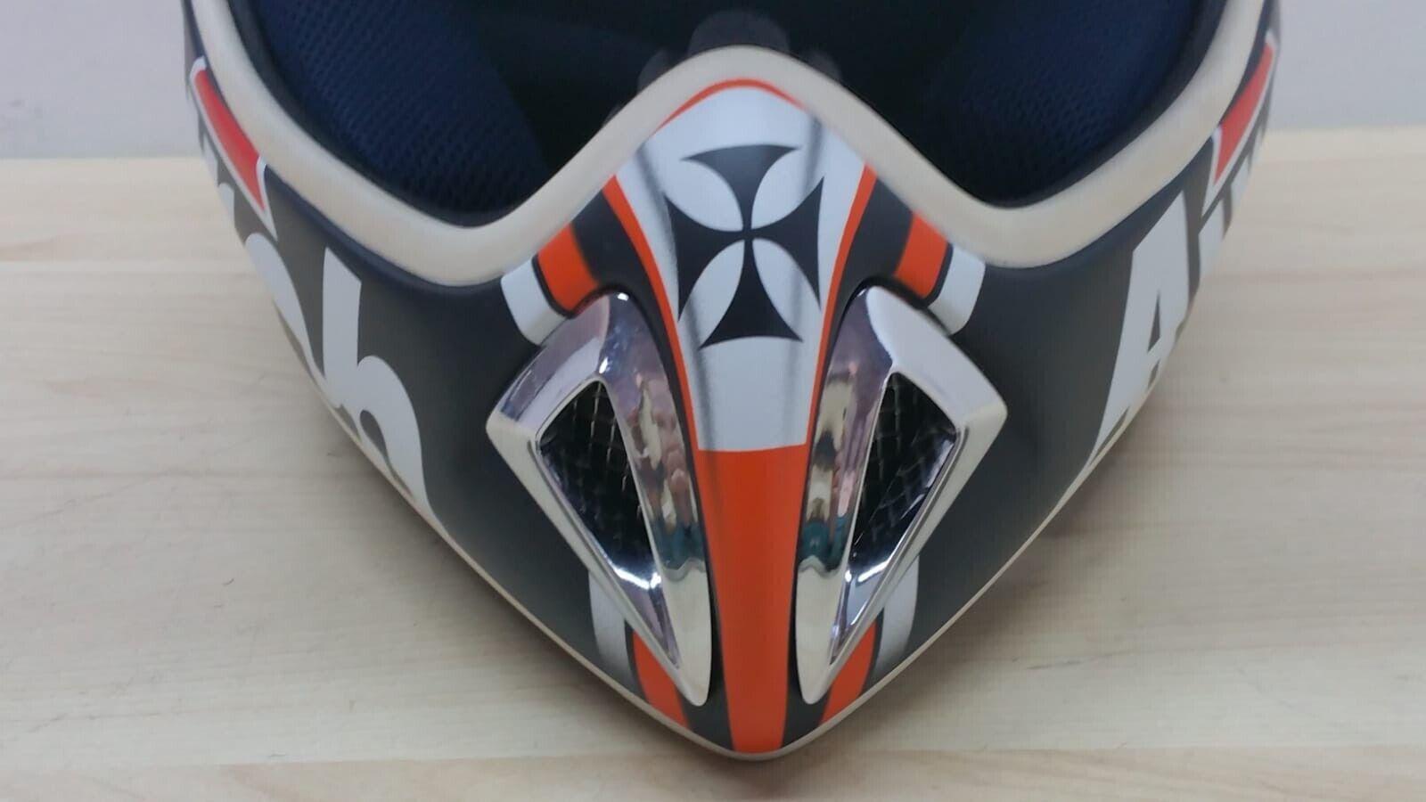 airoh casco da cross enduro airoh stelt junior war arancio nero opaco tg. xxs  118 - foto 6