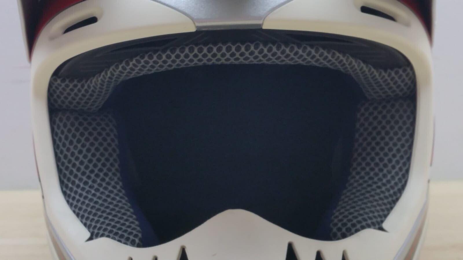 airoh casco da moto cross enduro airoh helmet runner star rosso grigio tg. l 130 - foto 6